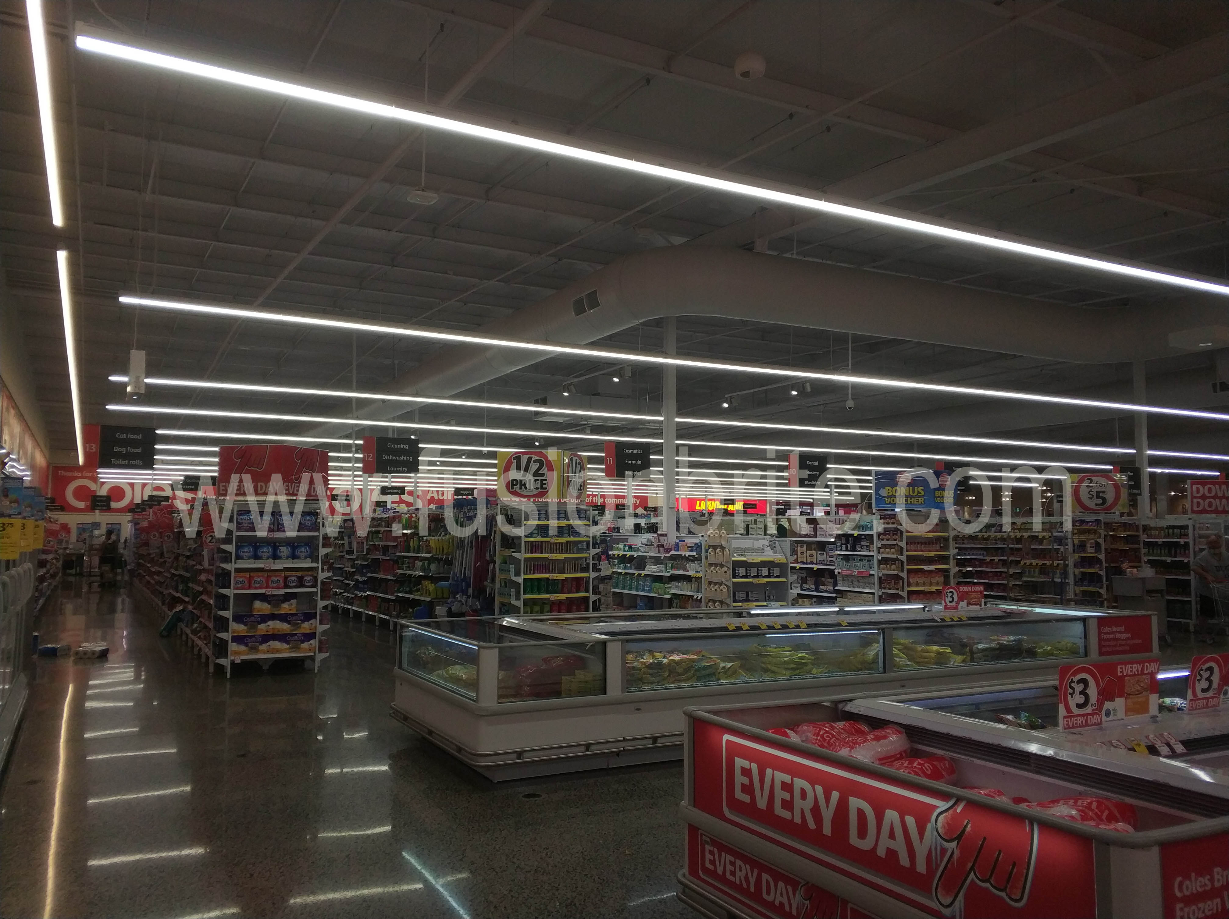 Coles Supermarket LED Project