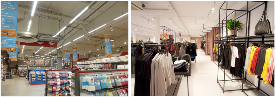 How lighting enhances the retail experience