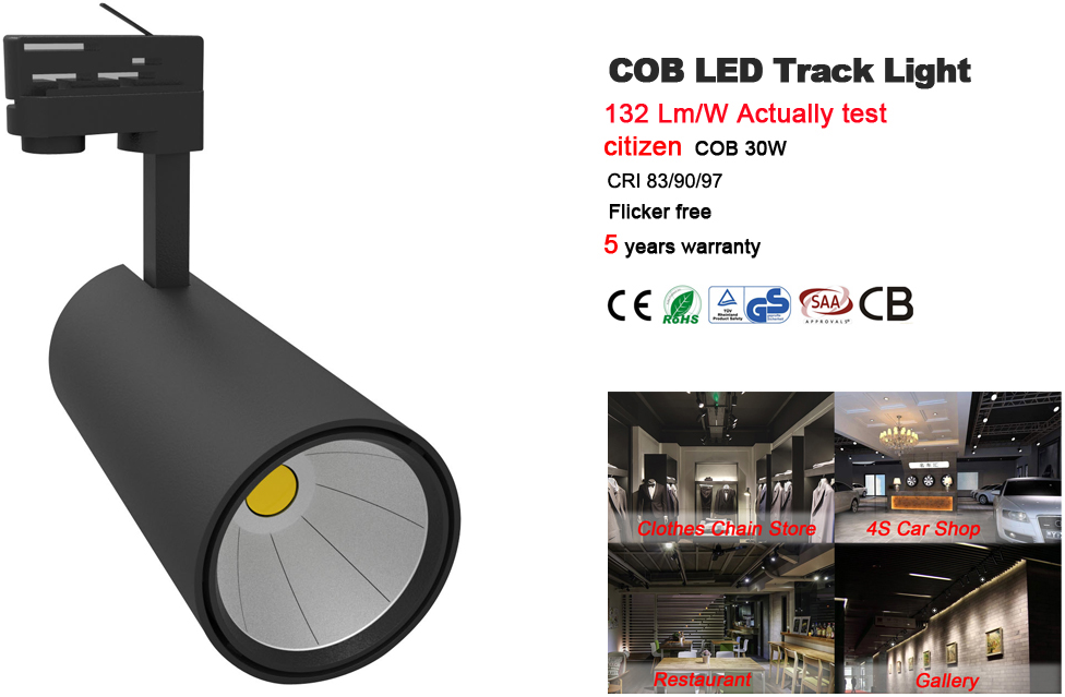 LED Track Lighting for commercial and residential uses